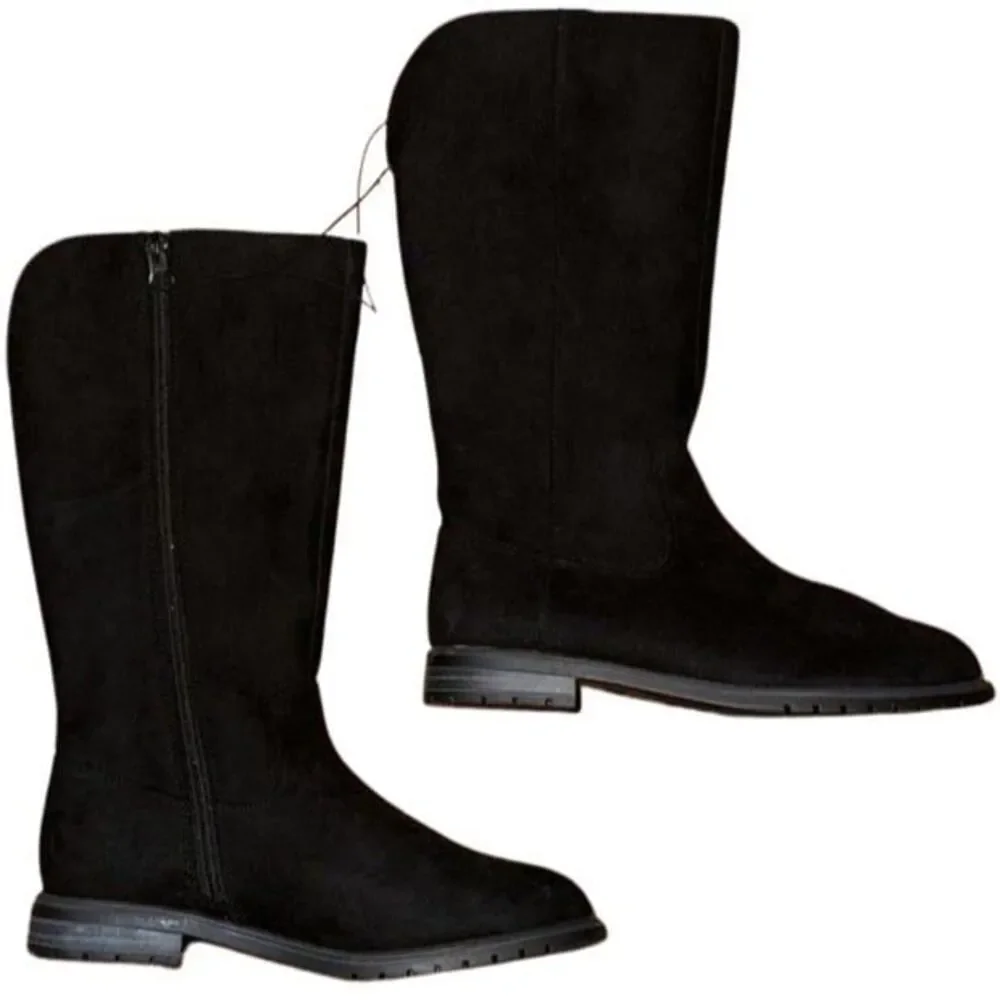 Kids' Meranda Tall Boots - Cat & Jack Black 4 | NWT